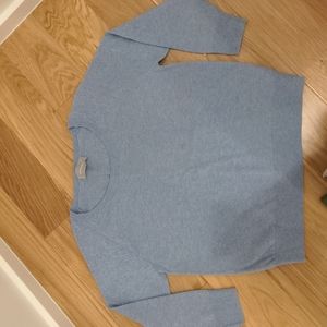 Everlane blue scoopneck cashmere sweater